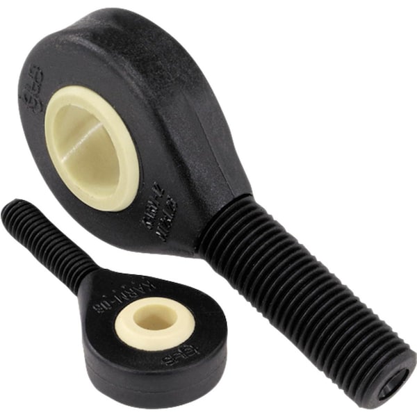 Rod End, Igumid, Black Oxide, M16 Thrd Sz, 37 mm Thrd Lg, 87 mm Overall Lg